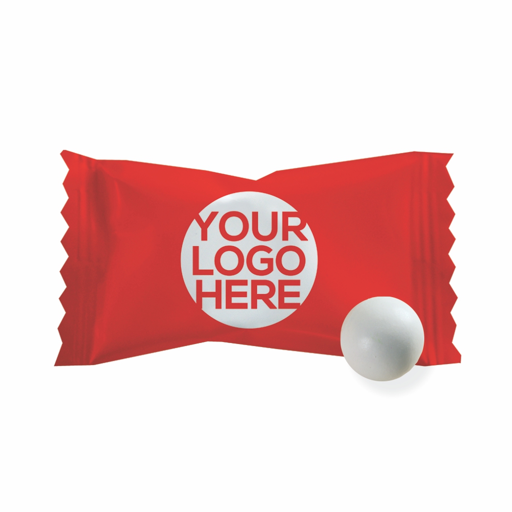 Pastel Chocolate Mints In A White Candy Shell - Custom Wrapper 4