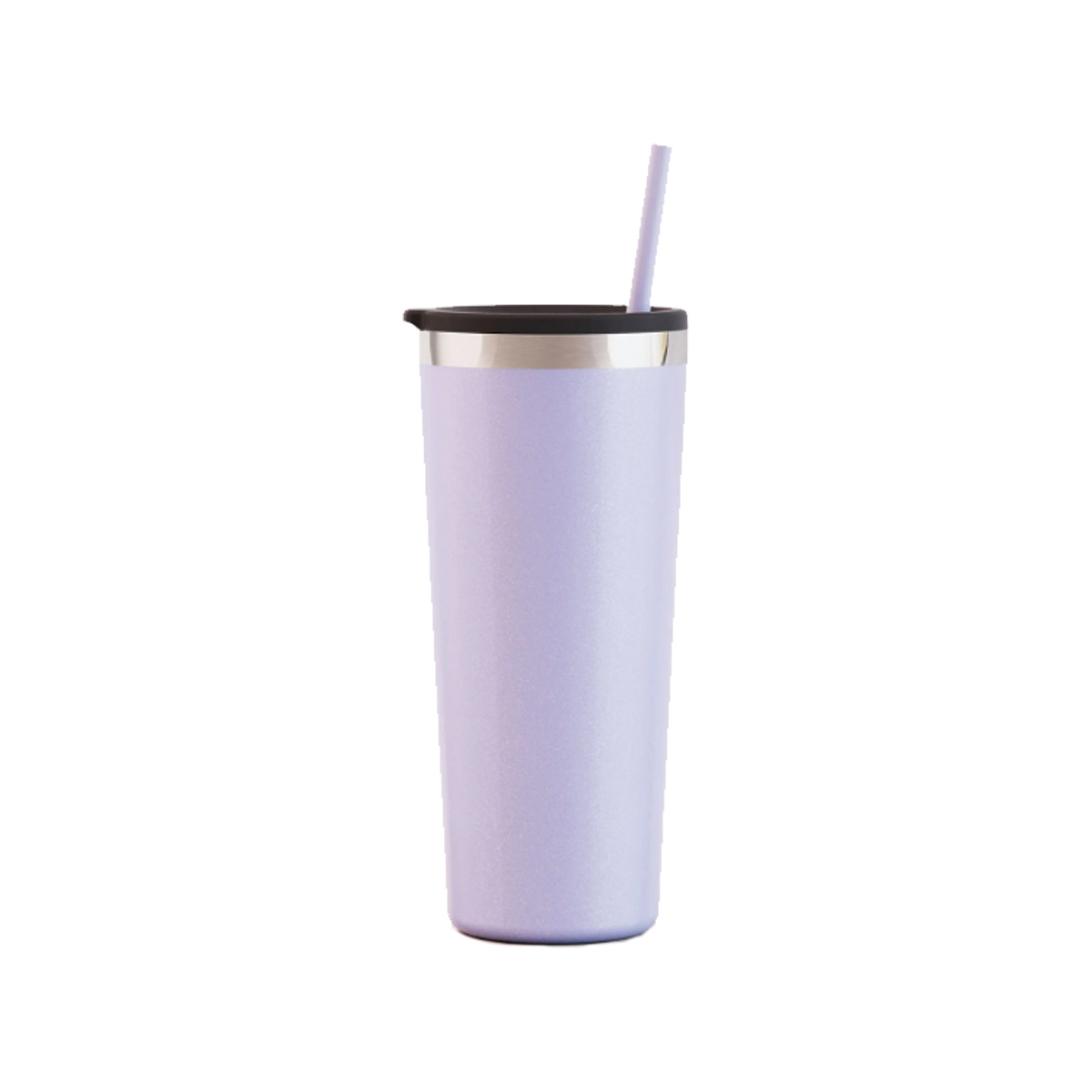22 Oz. Maars Glitter Lilac Roadie Tumbler w/Straw 3
