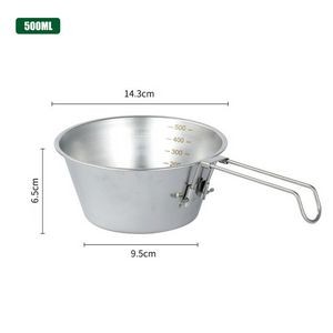 500 Ml Outdoor Foldable Handle Snow Slide Bowl 14
