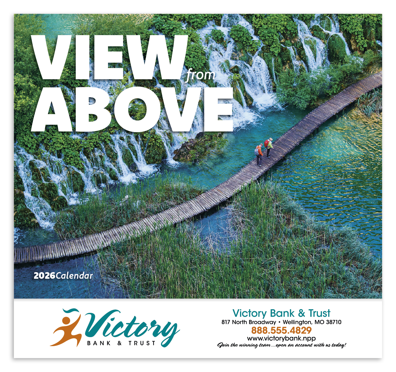 Good Value™ View from Above - Stapled Calendar 6
