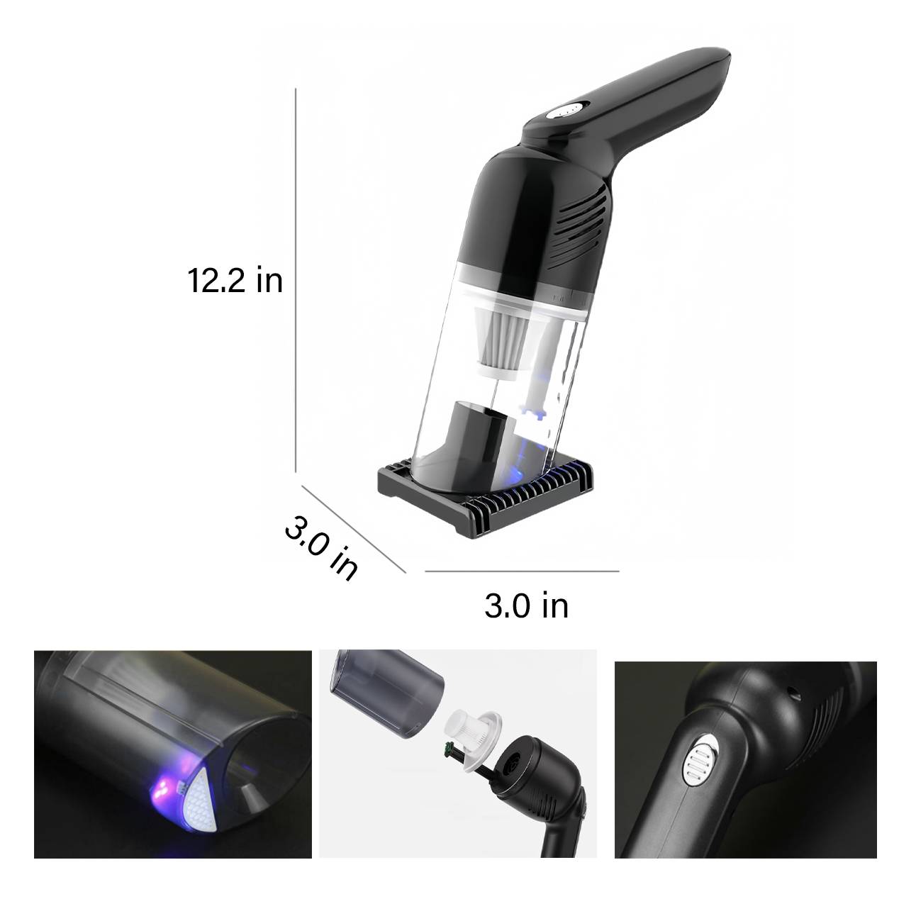 Powerful bactericidal anti-mite cordless vacuum cleaner 4