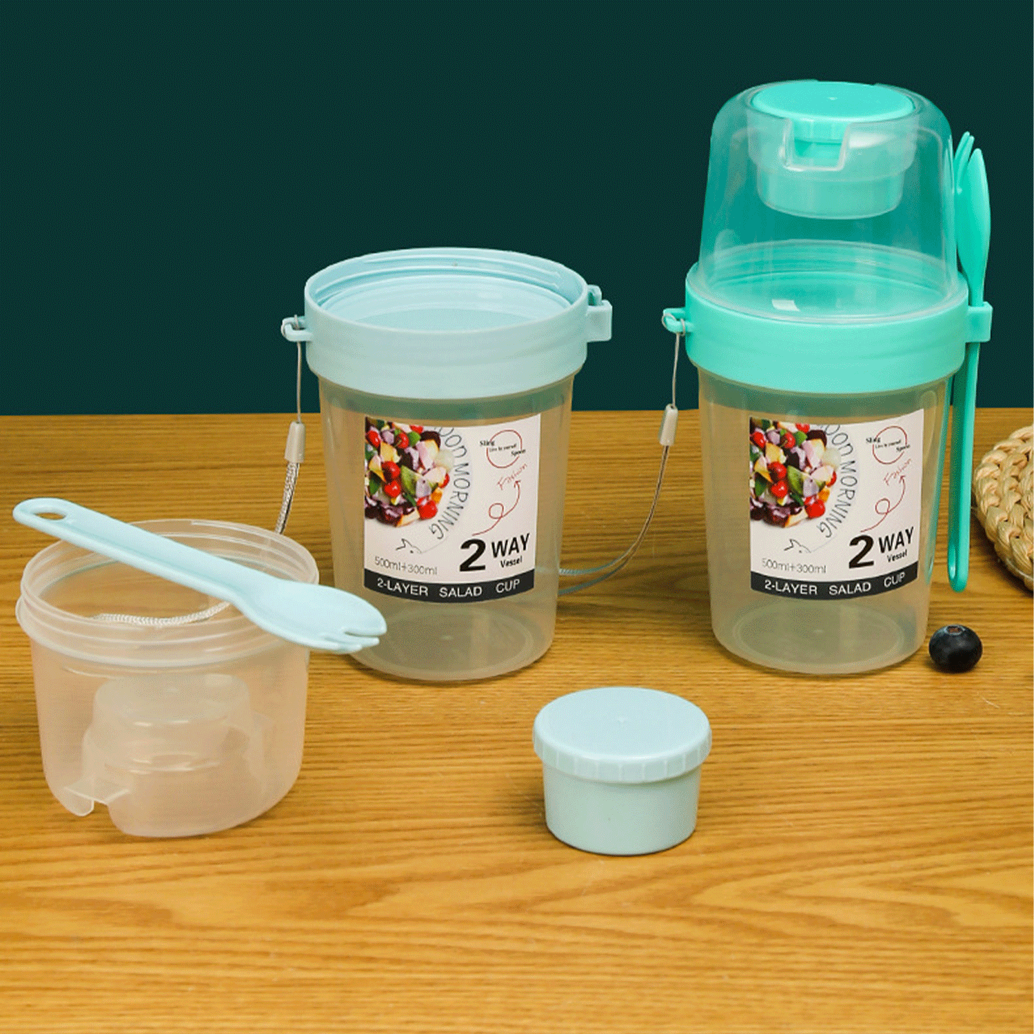 27oz Salad Cup Container Set 18