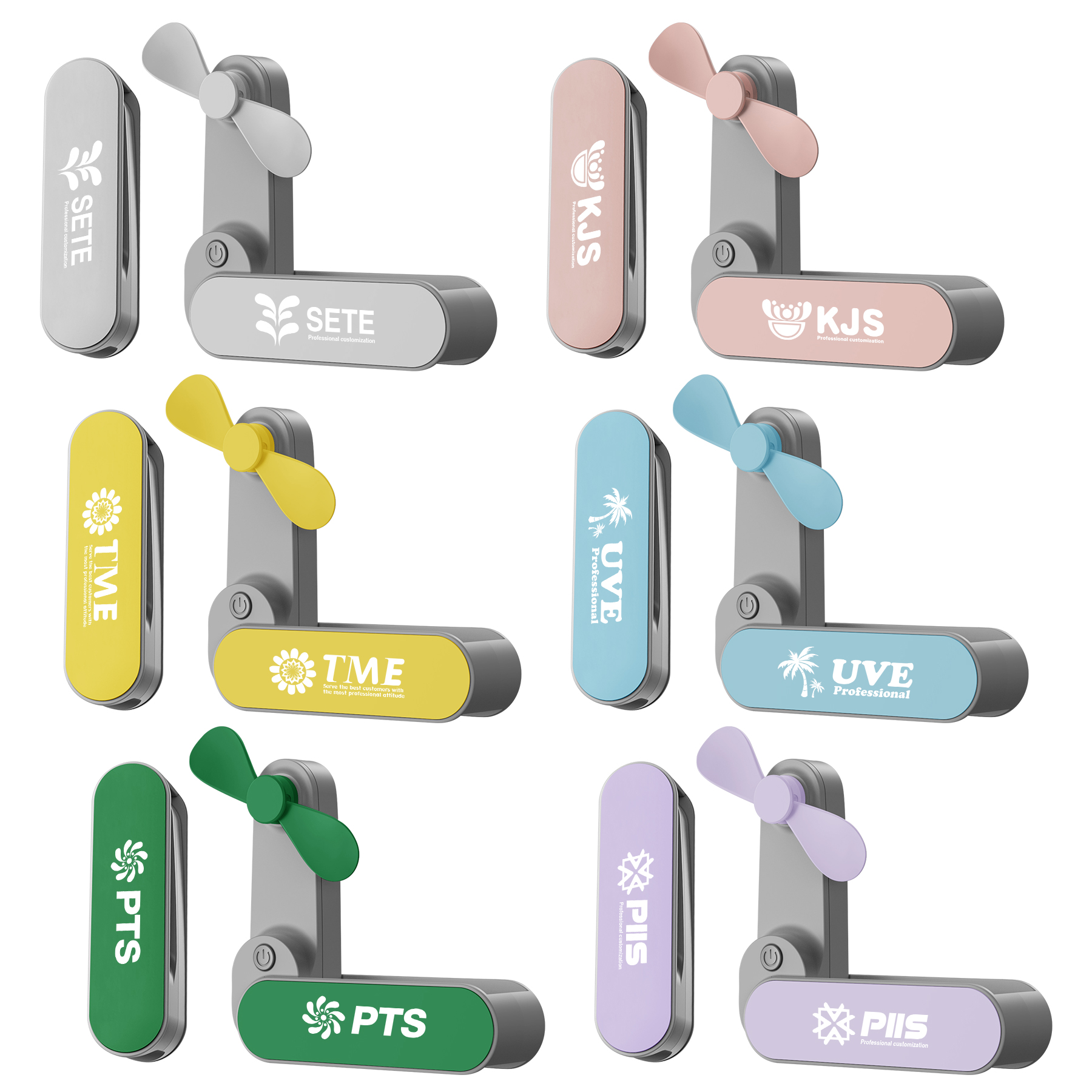 Mini USB Desktop Handheld Fan 9