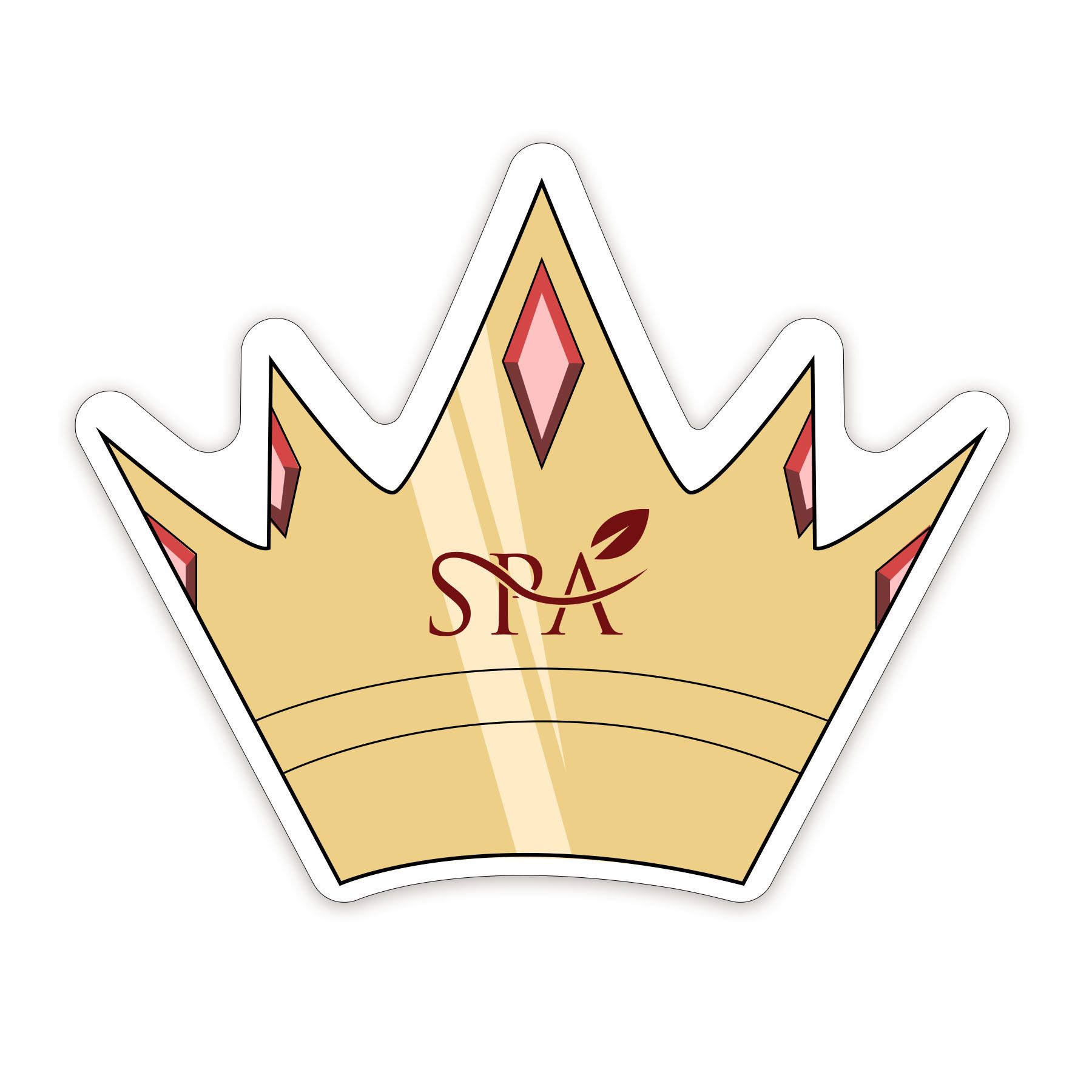 Crown Shaped NoteKeeper™ Magnet 20 Mil 1
