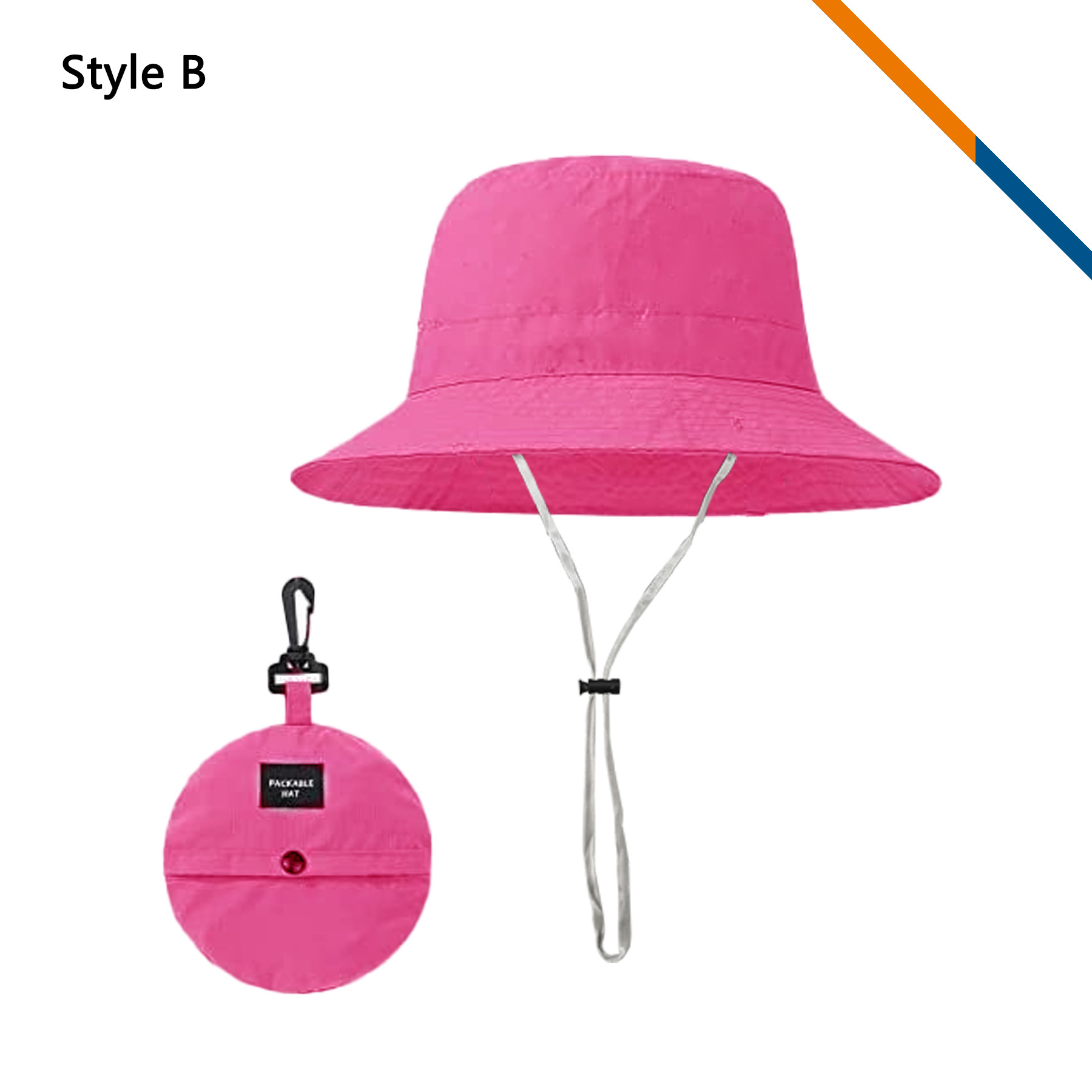 PeakBrim Foldable Hiking Bucket Hat With String 3