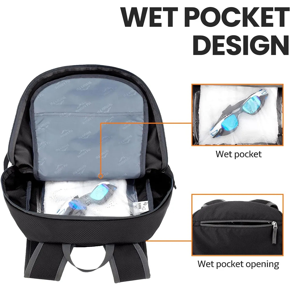 40L Lightweight Foldable Travel Hiking Backpack 6
