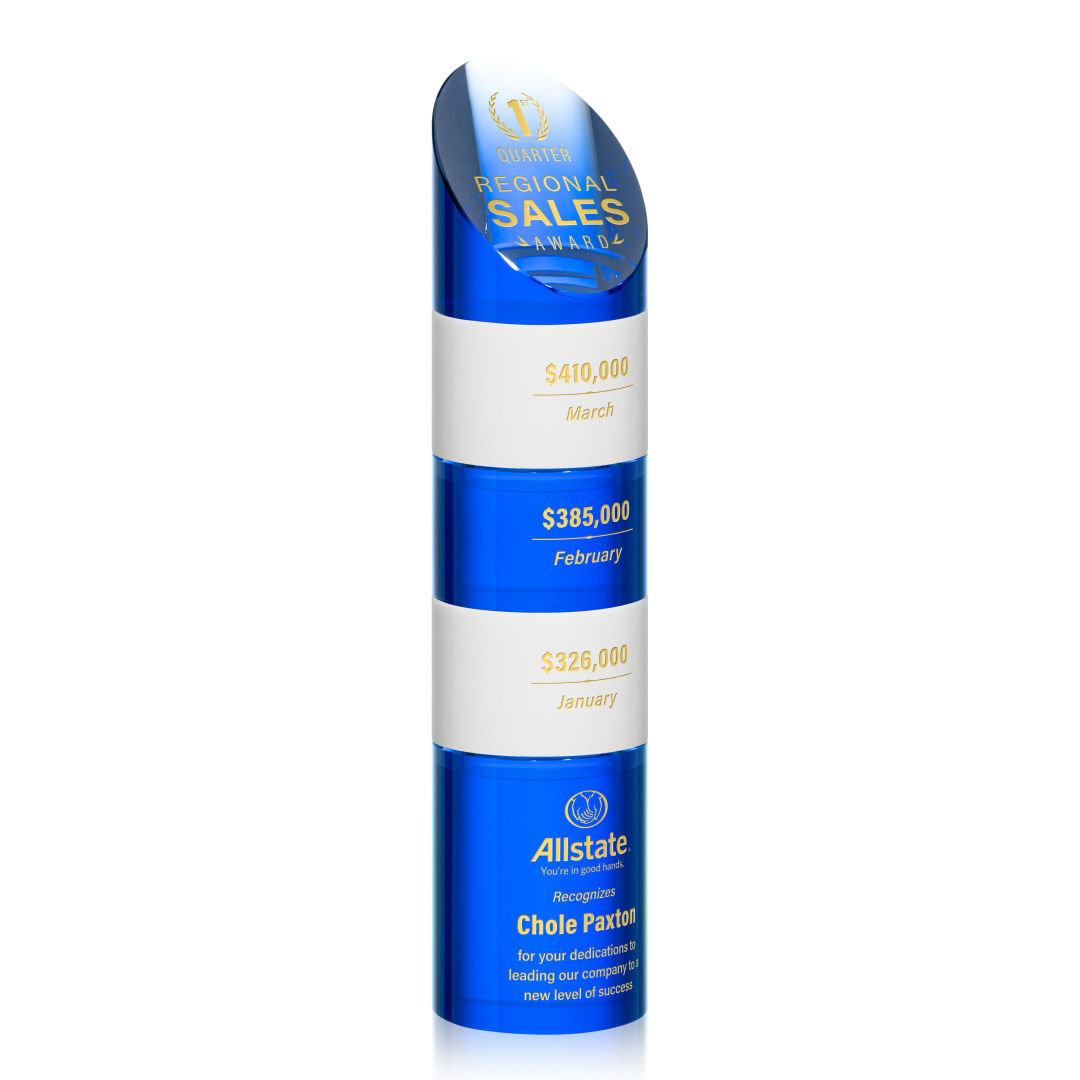 Atlantis Stacker Award - Blue 9