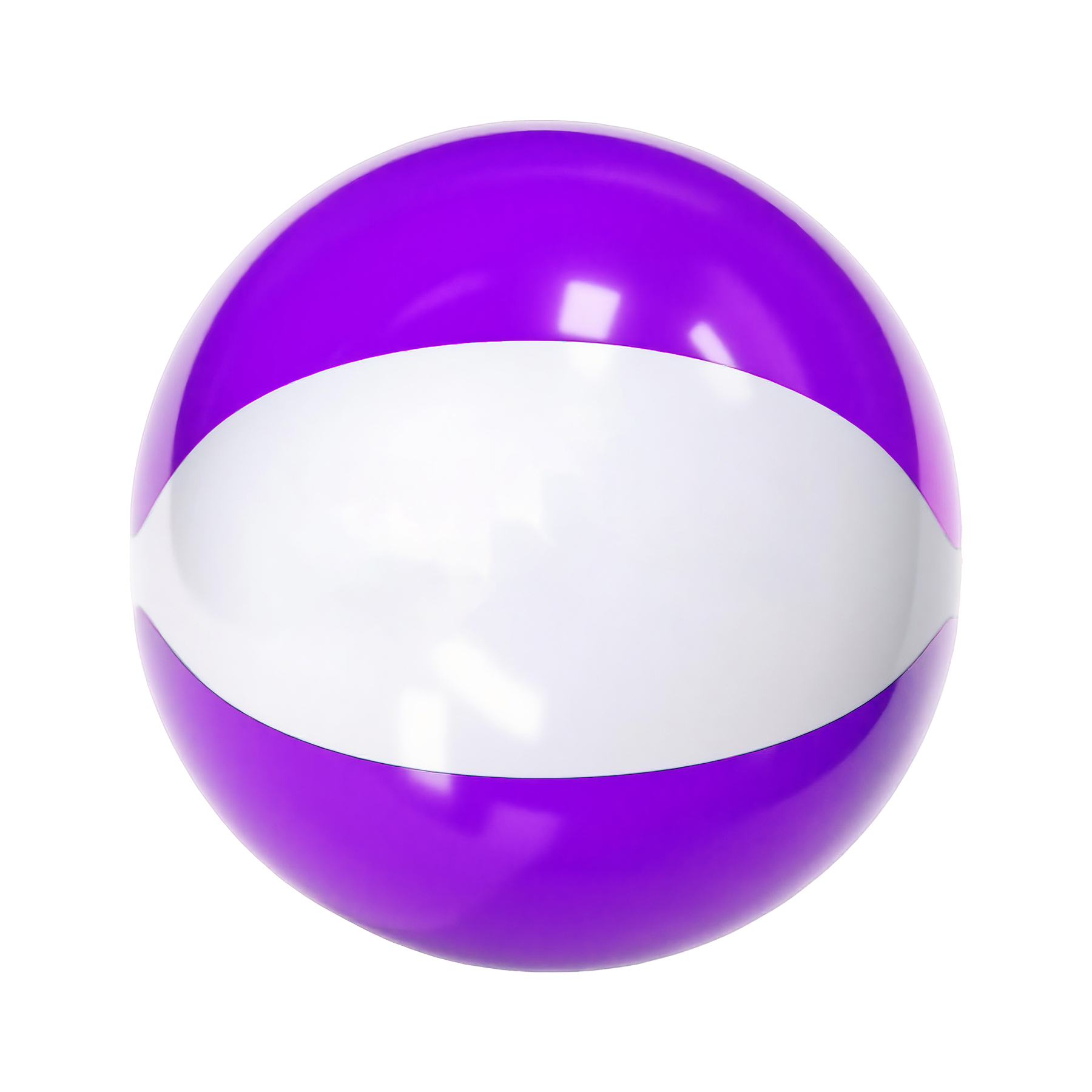 12'' Inflatable Two-Color Beach Ball 4