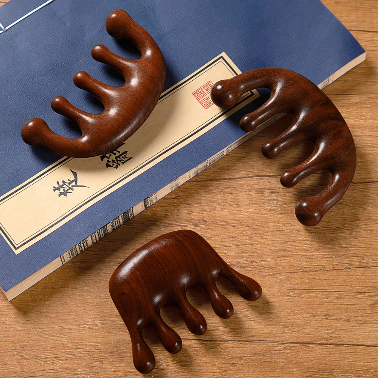 Two in One Massage Comb & Hair Brush 1