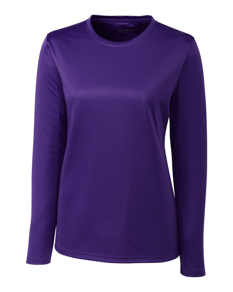 Clique Spin Solution-dyed Performance Jersey Womens Long Sleeve Tee 46