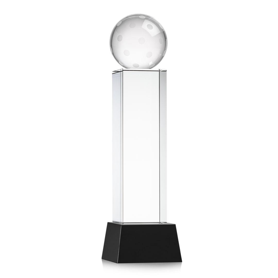 Pickleball VividPrint™ Award on Belcroft Base - Black 2