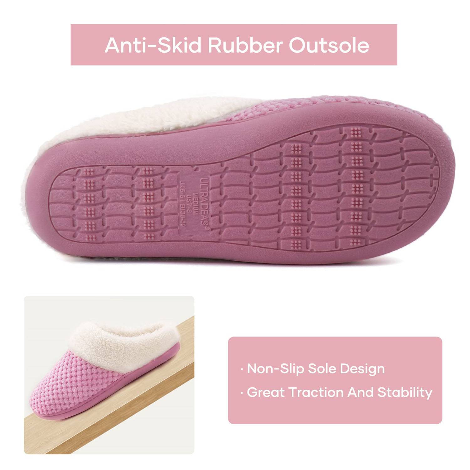 Women's Bubble Stitch Slippers 3