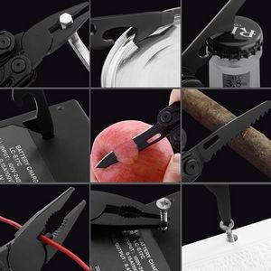 Compact Foldable Multi Tool Pliers Pocket Size 10