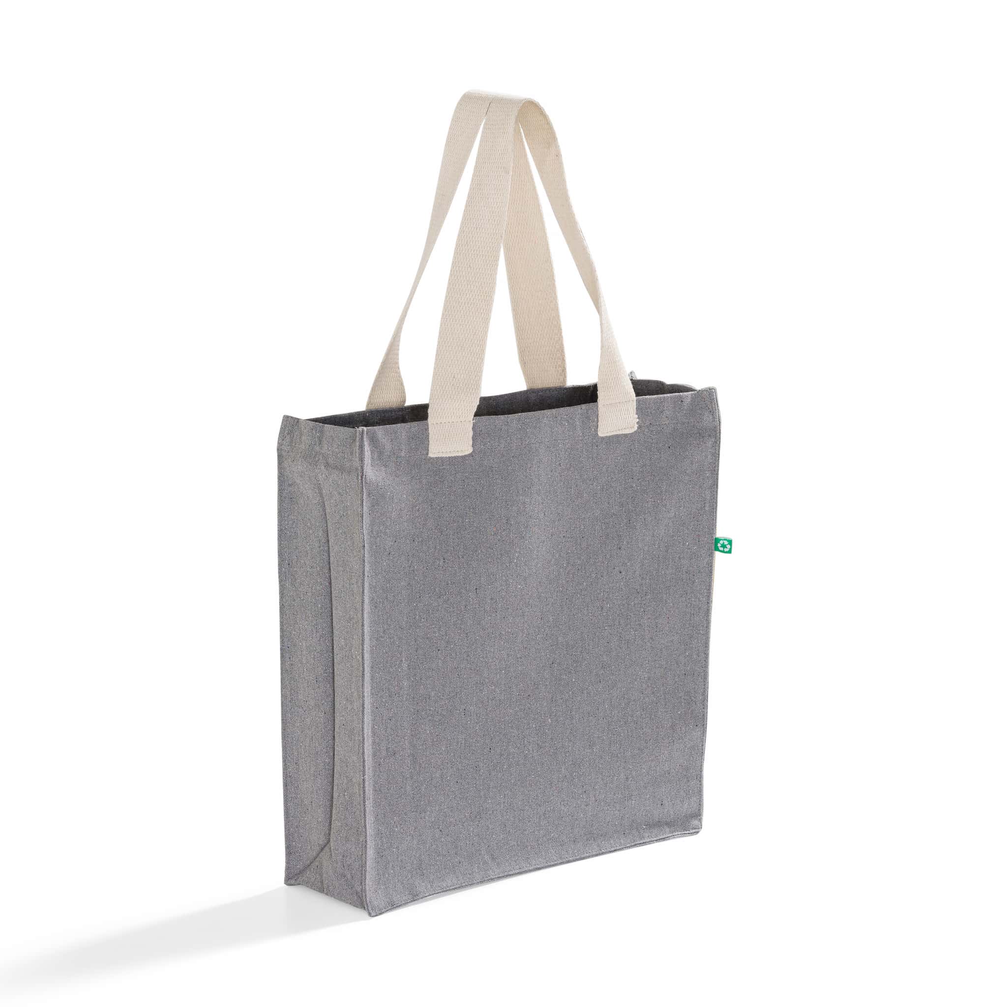 Recycled Canvas Trendy Shopper Tote Bag 5