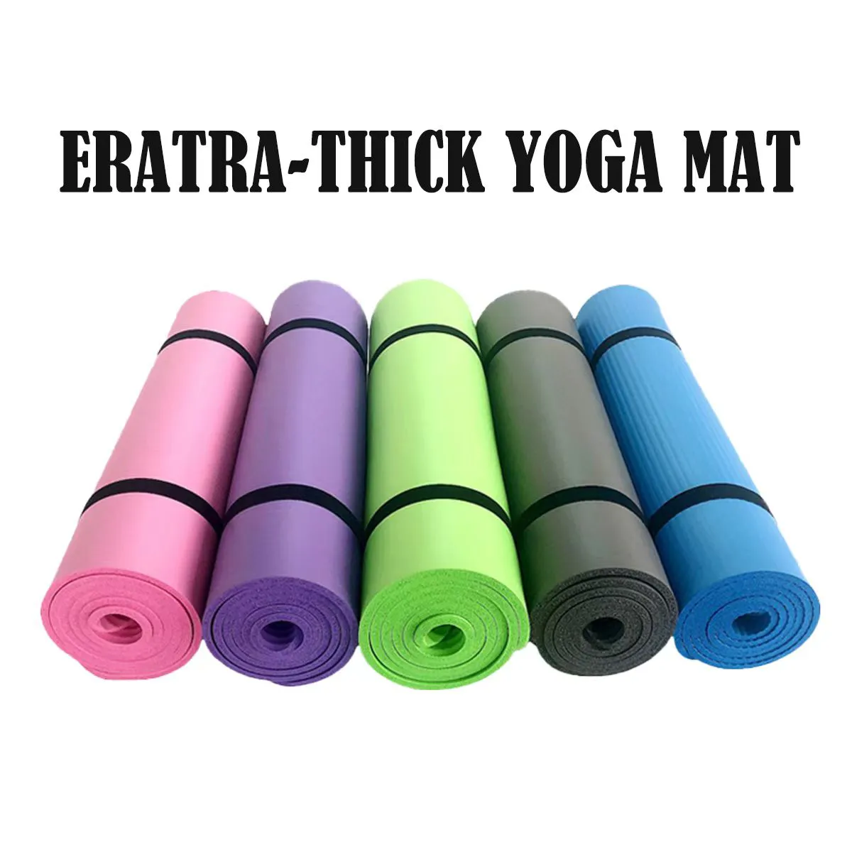 Comfort Extra Thick Non Slip Yoga Mat with Carrying Strap 4