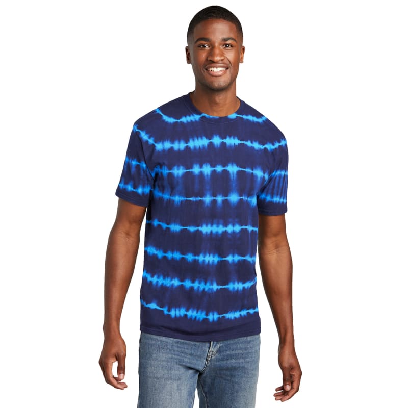 Port & Company Allover Stripe Tie-Dye Tee 20