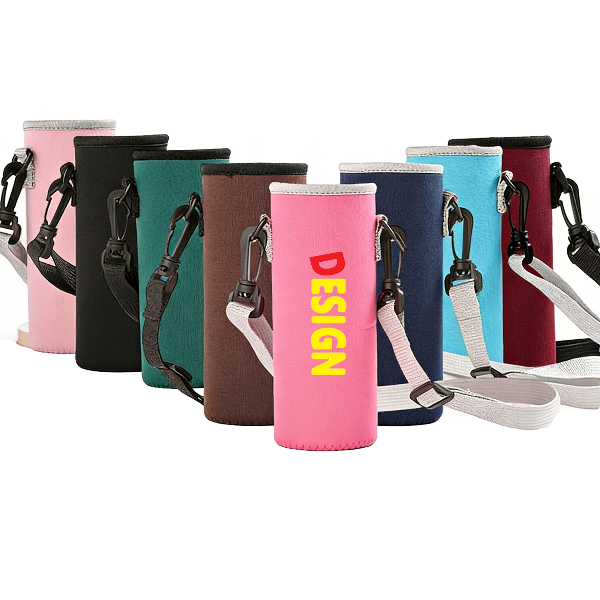 Neoprene Water Bottle Sleeves, custom koozie with logo imprint 2