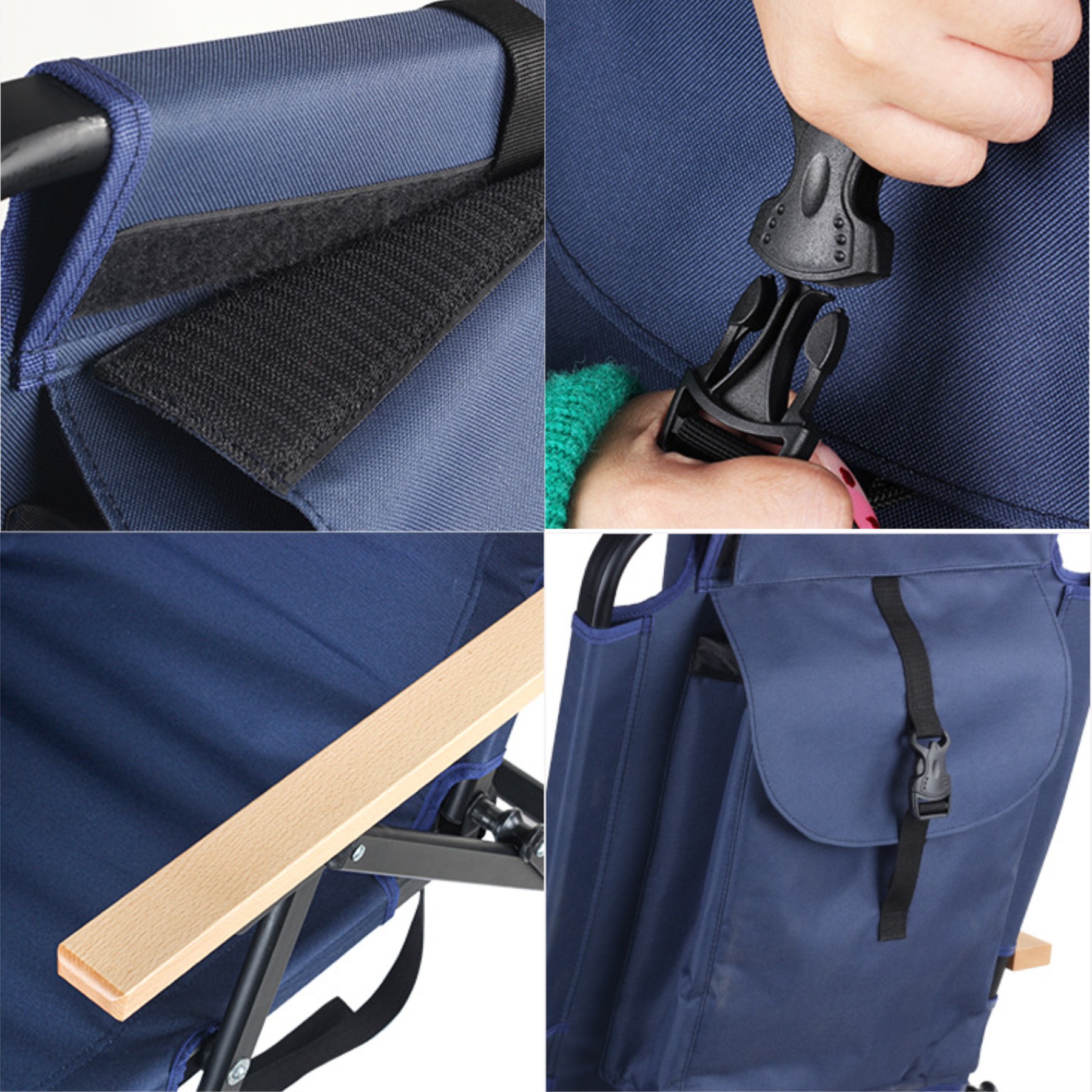 Outdoor Lightweight Portable Folding Backpack Beach Chair 4