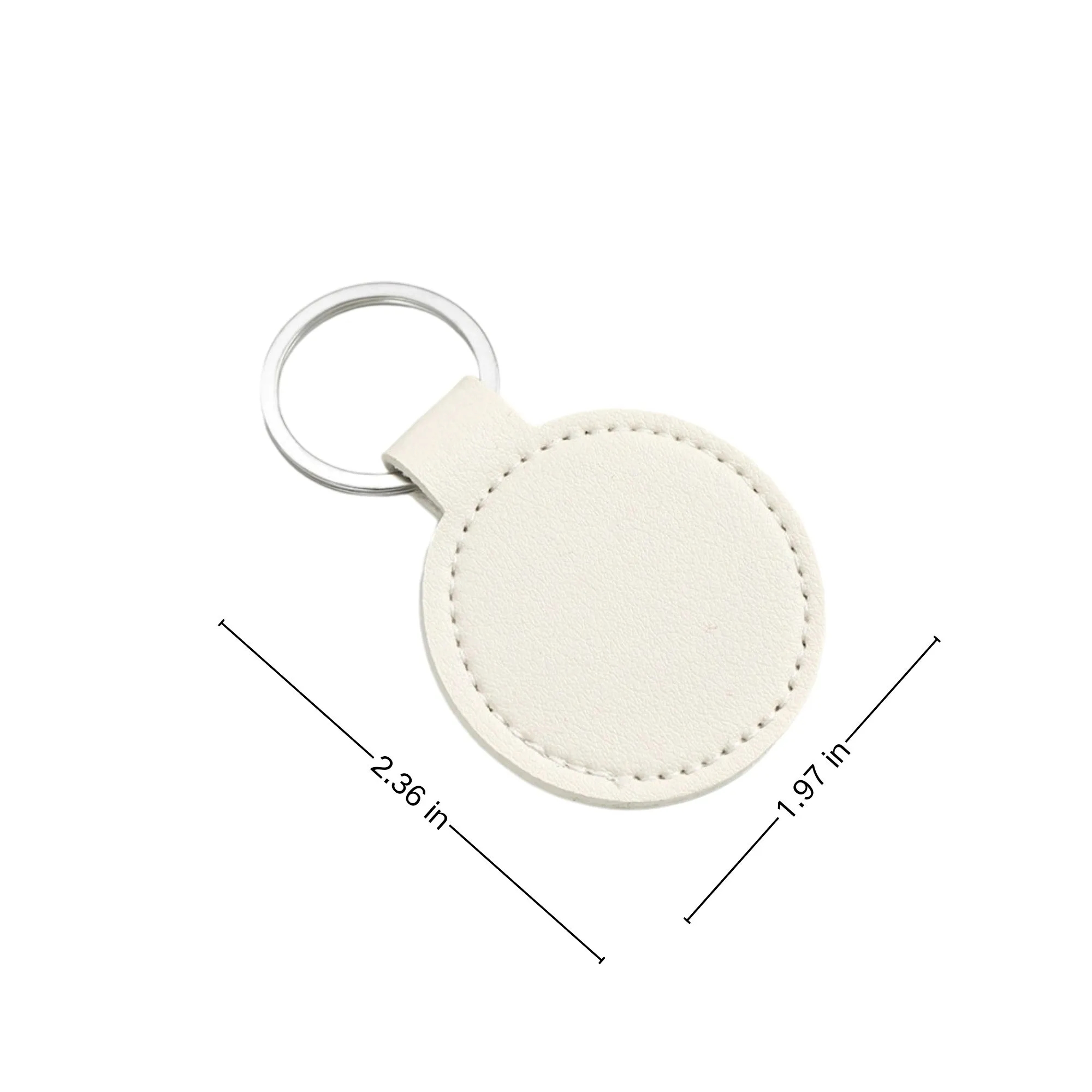 Business PU Leather Keychain 2