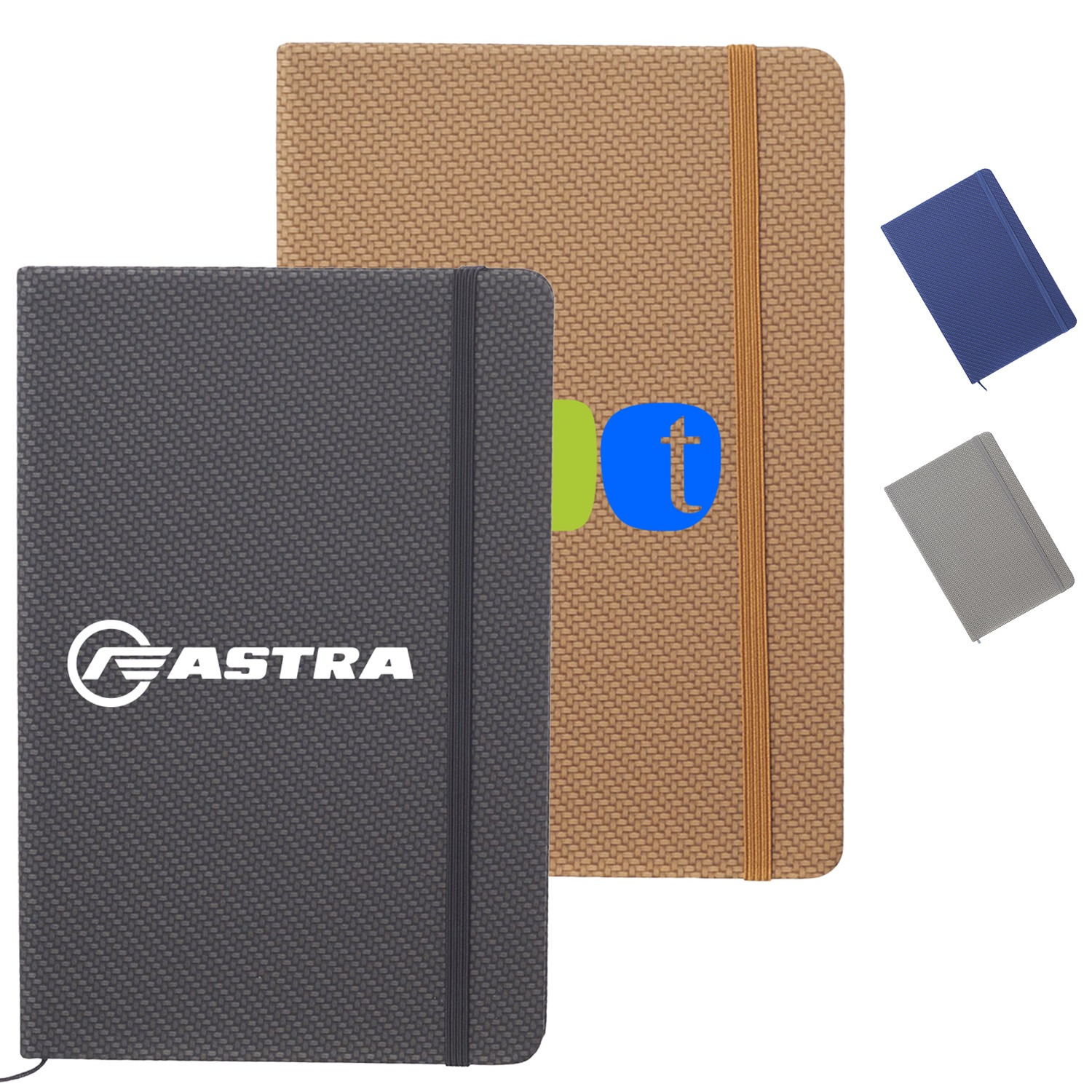3" W x 3" H Arco A5 Knit Texturized Notebook 2