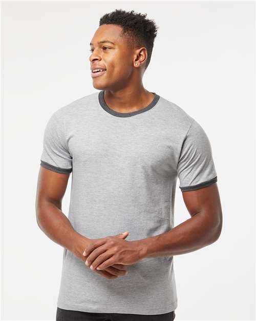 Unisex Fine Jersey Ringer T-Shirt - 246 149