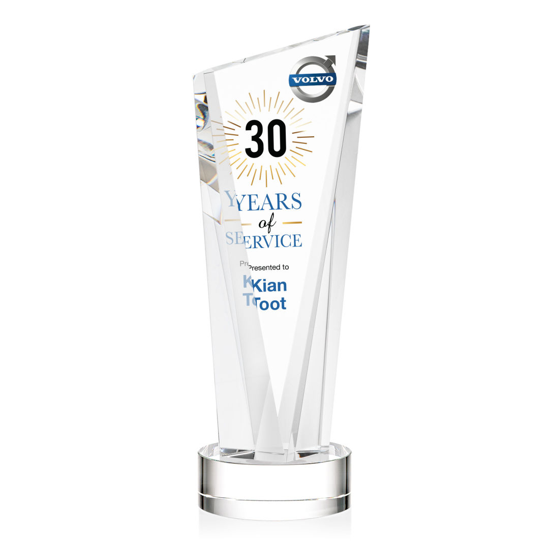 Plymouth VividPrint™ Award on Stanrich Base - Clear 10