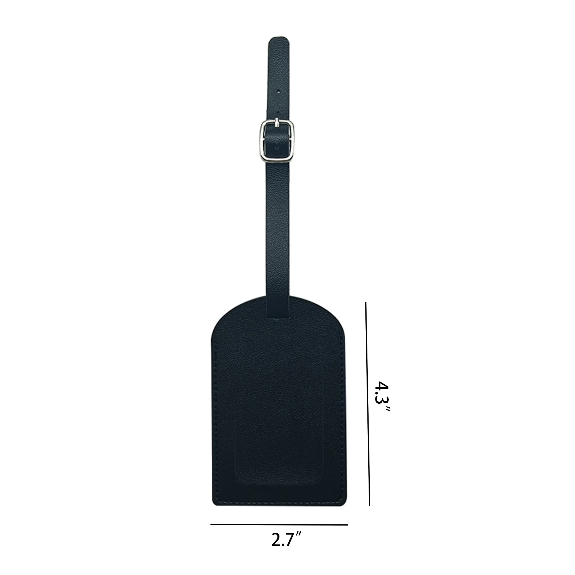 PU Luggage Tag With Loop 3