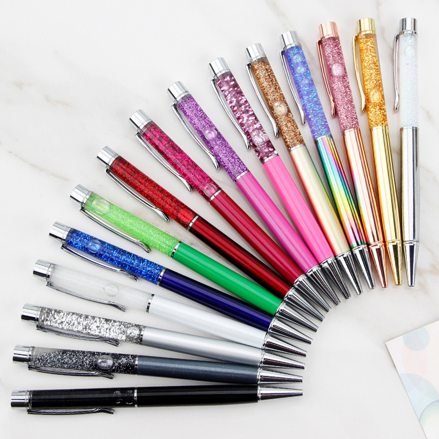 Metal Refills Bling Ballpoint Pens 1