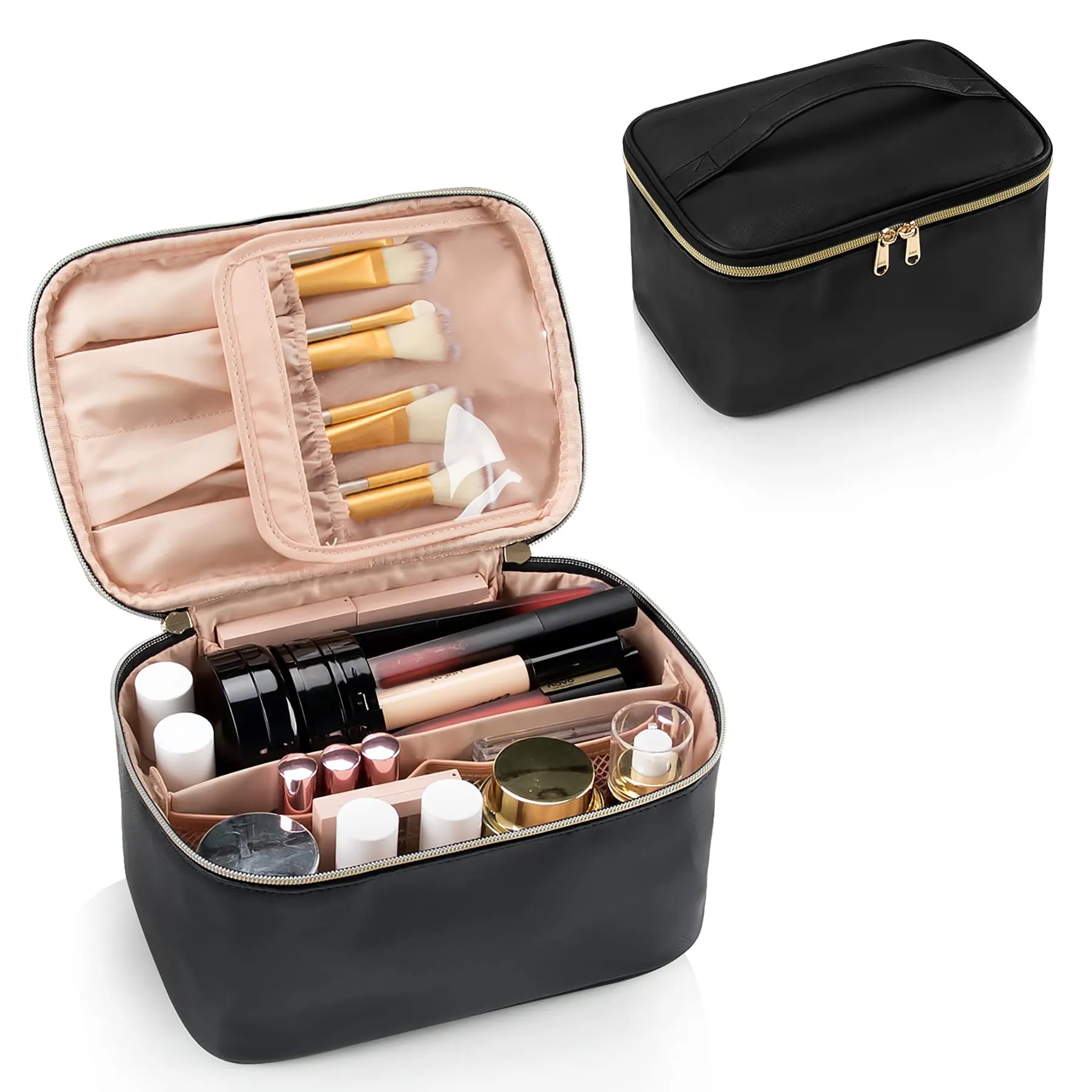 Large Capacity Portable Makeup Bag 7