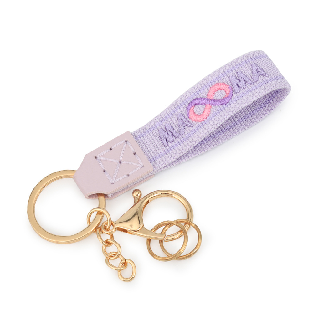 Mothers' Day Themed Embroidered WovenKey Tag 2