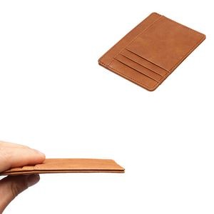 RFID Blocking 2 Sides PU Leather Card Holder Wallet 18