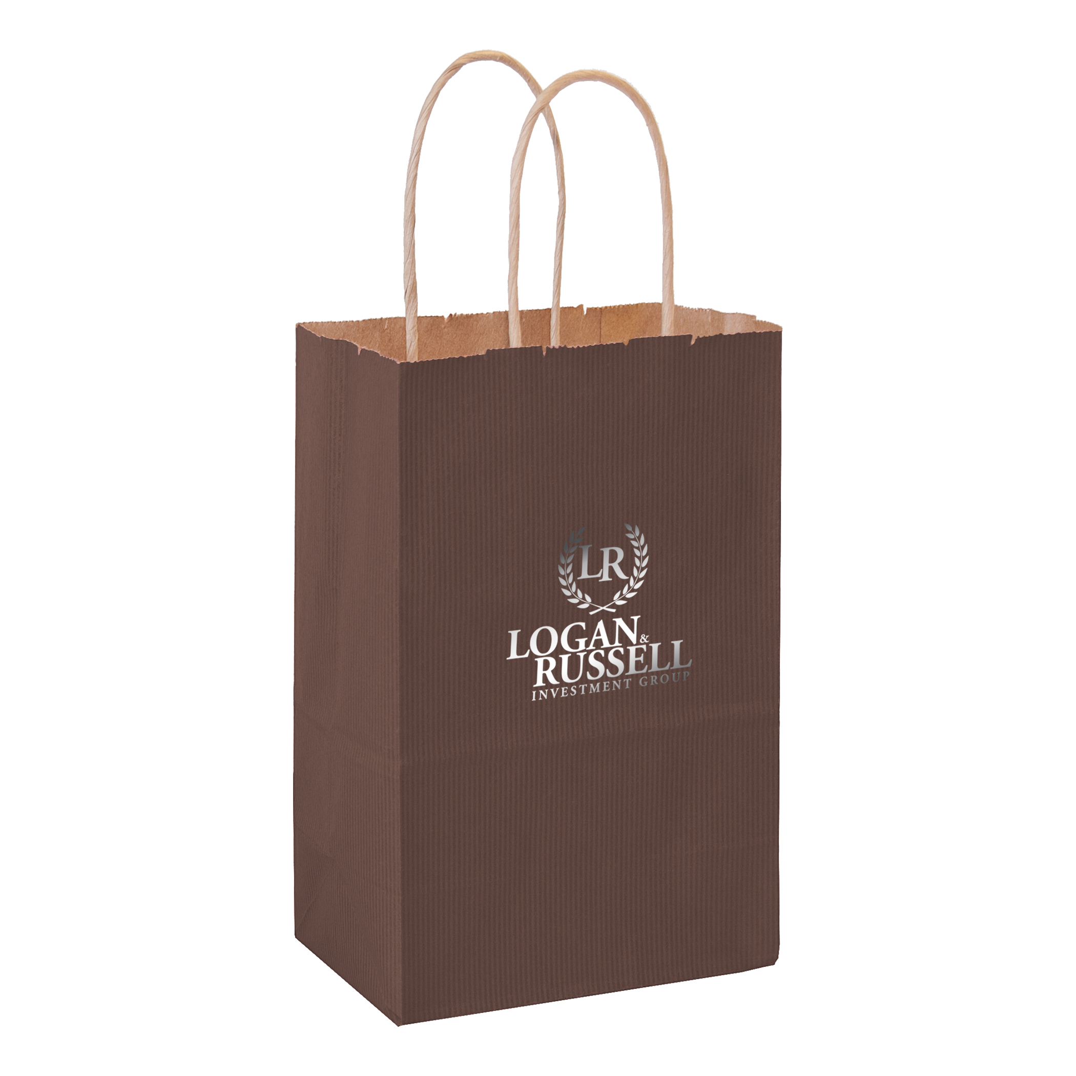 Matte Color Paper Shopper with Twisted Paper Handles 34