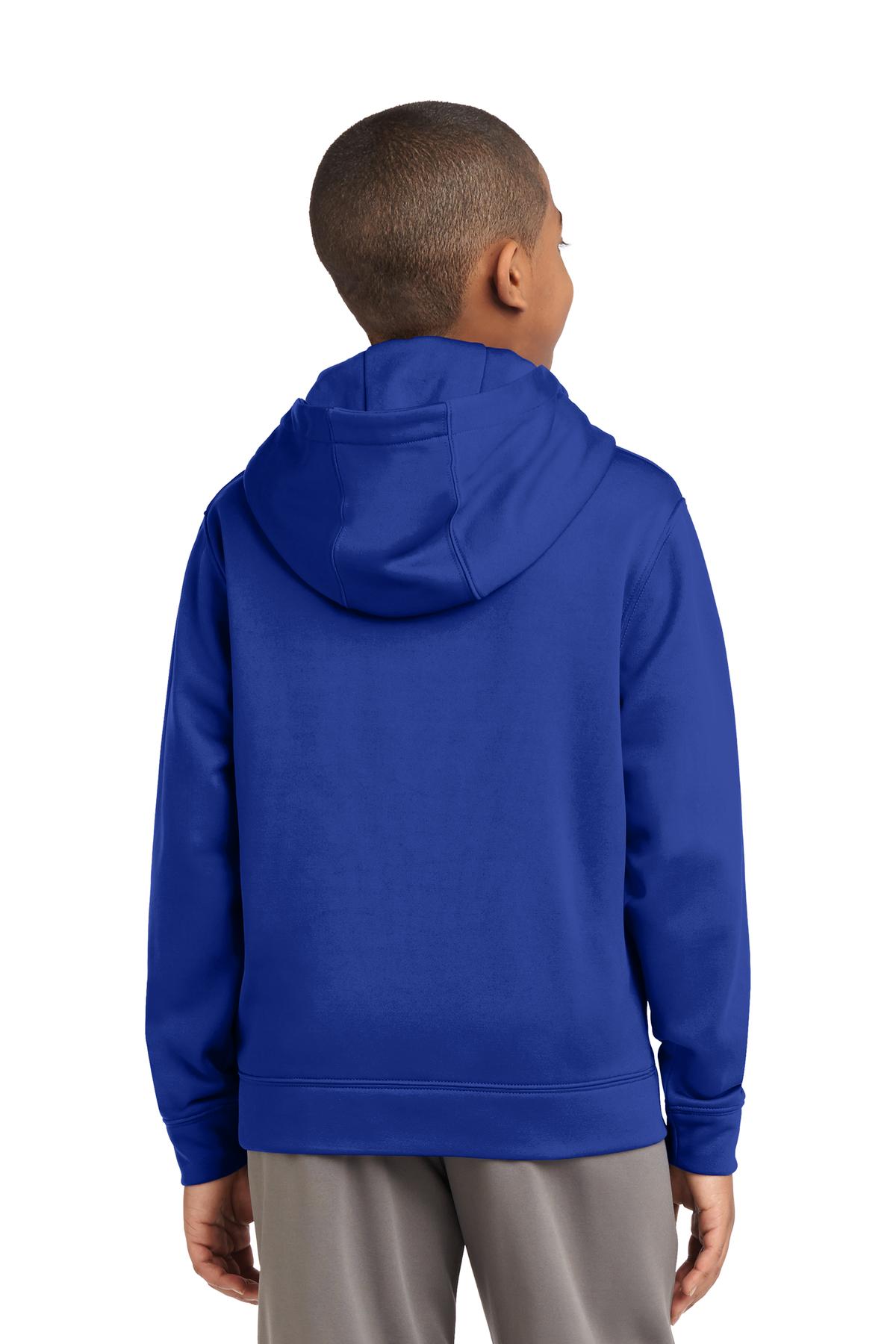 Sport-Tek® Youth Sport-Wick Fleece Hooded Pullover 9