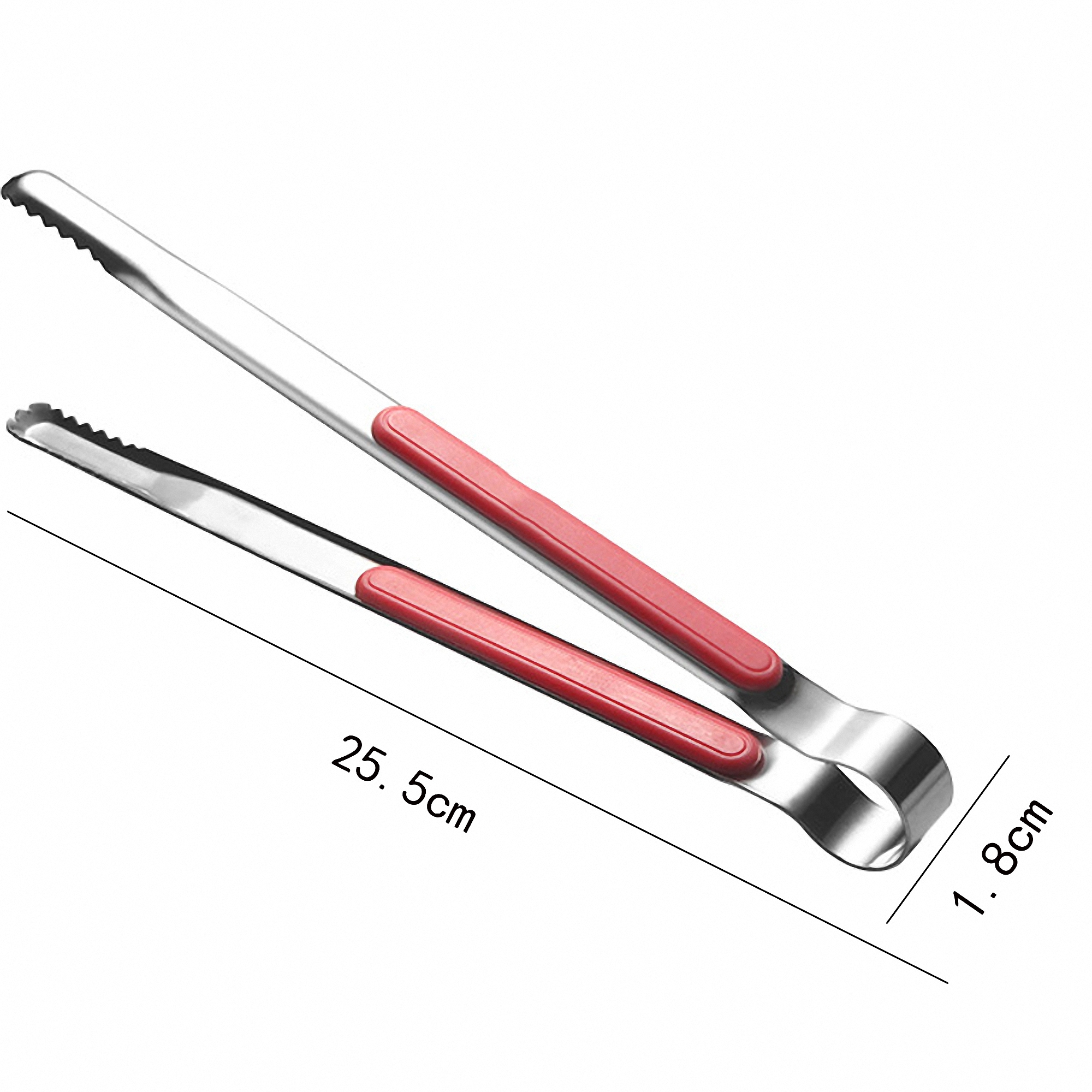 Stainless Steel BBQ Tongs with Silicone Grips 2