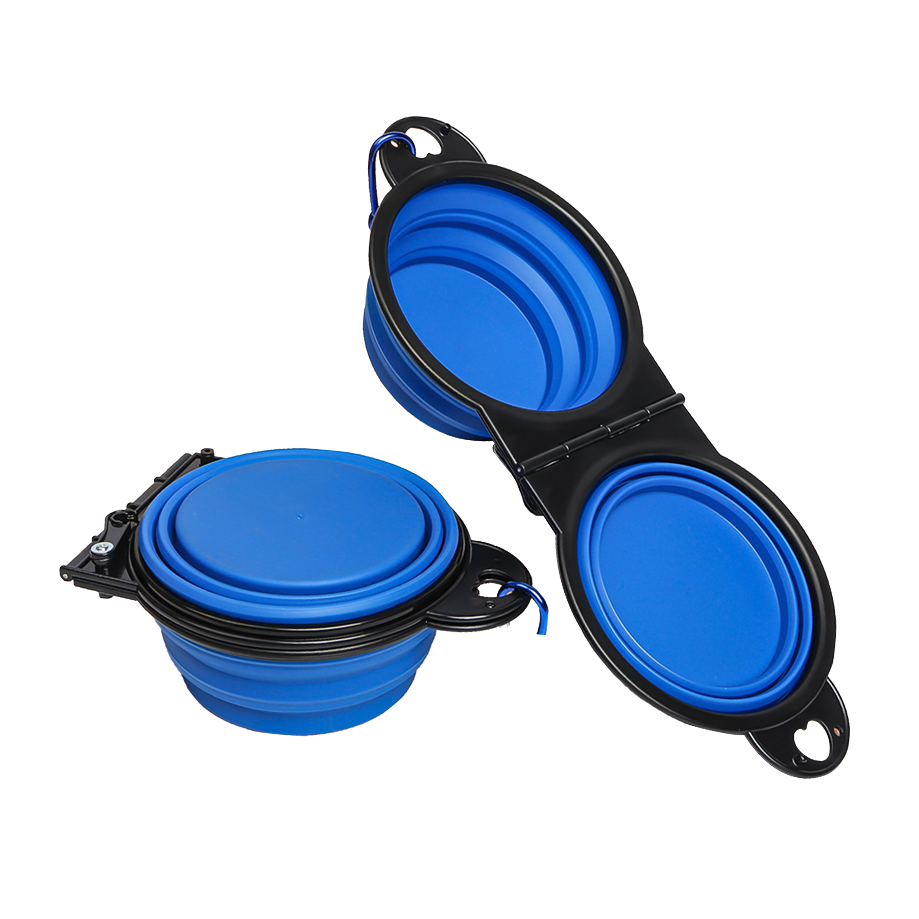 Outdoor Portable 20OZ 2-in-1 Foldable TPE Pet Bowl 5