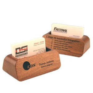 Wood Business Card Holder 6