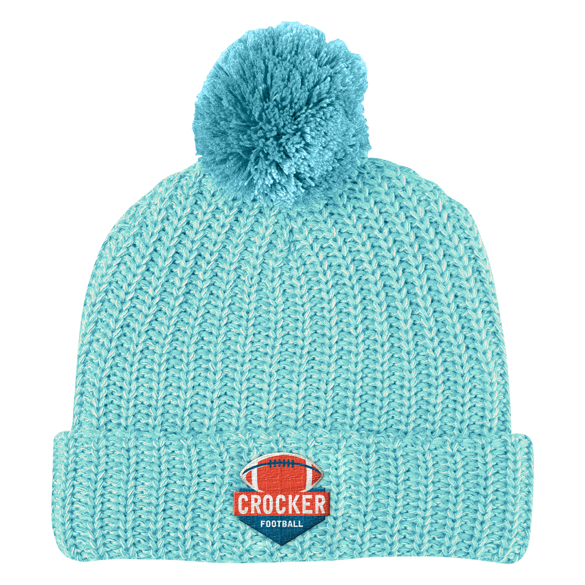 Grace Collection Pom Beanie With Cuff 6