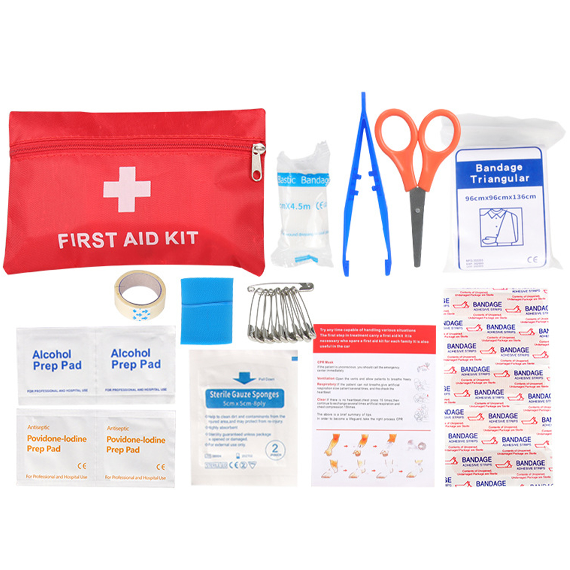39 Piece First Aid Kit 1