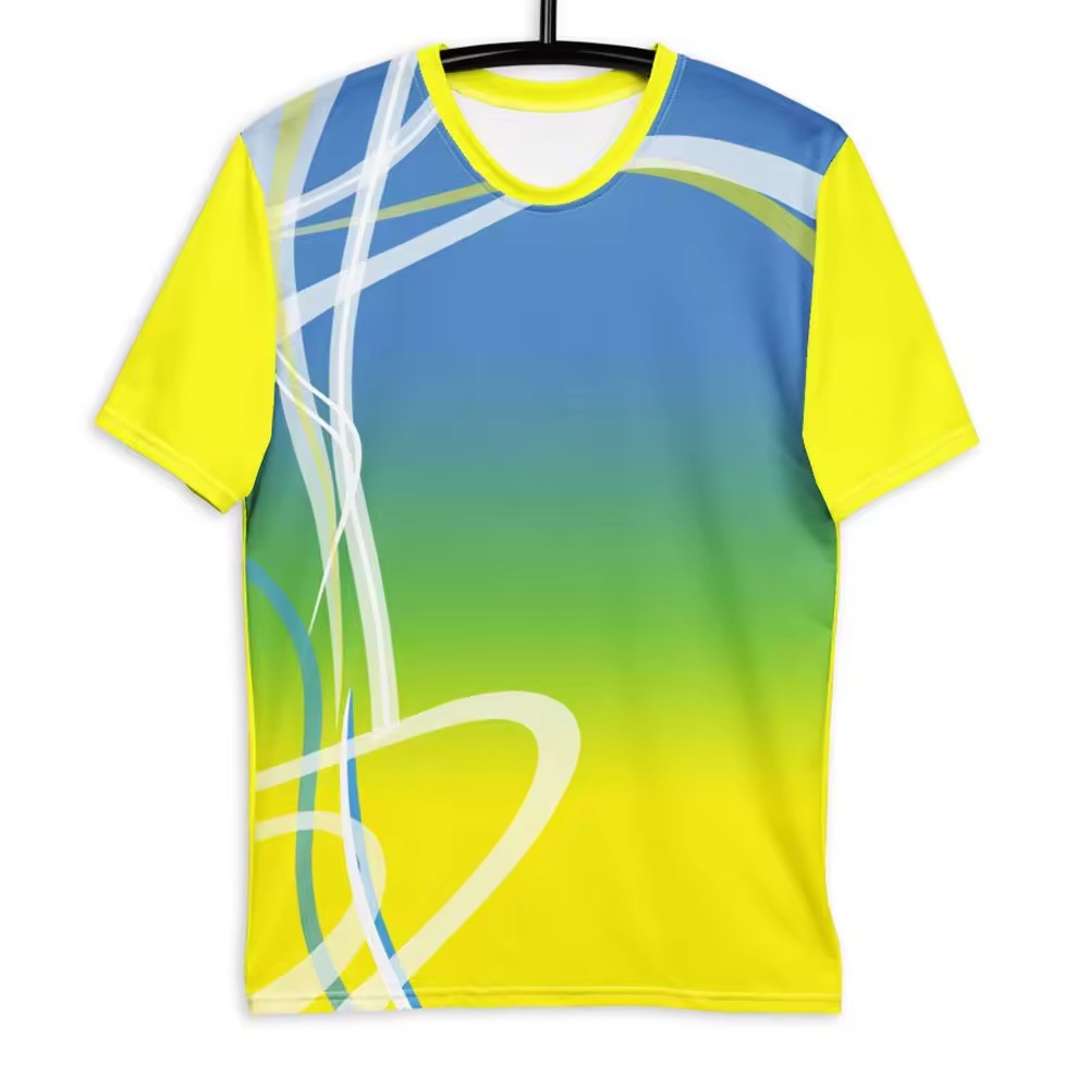MOQ 20 pcs Full Color Crew Neck Tee 1