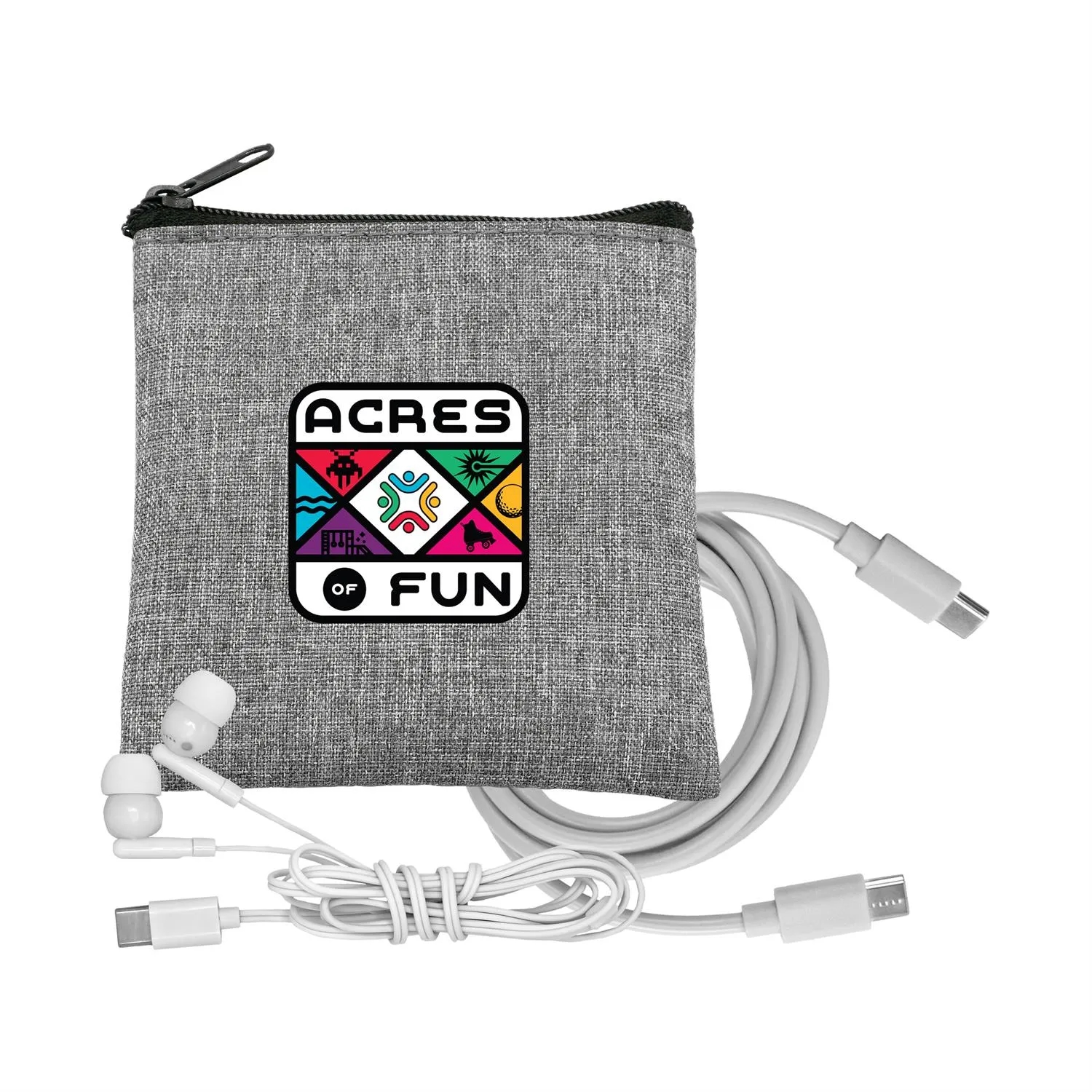 Recycled C to C Cable & Ear Bud Set 15