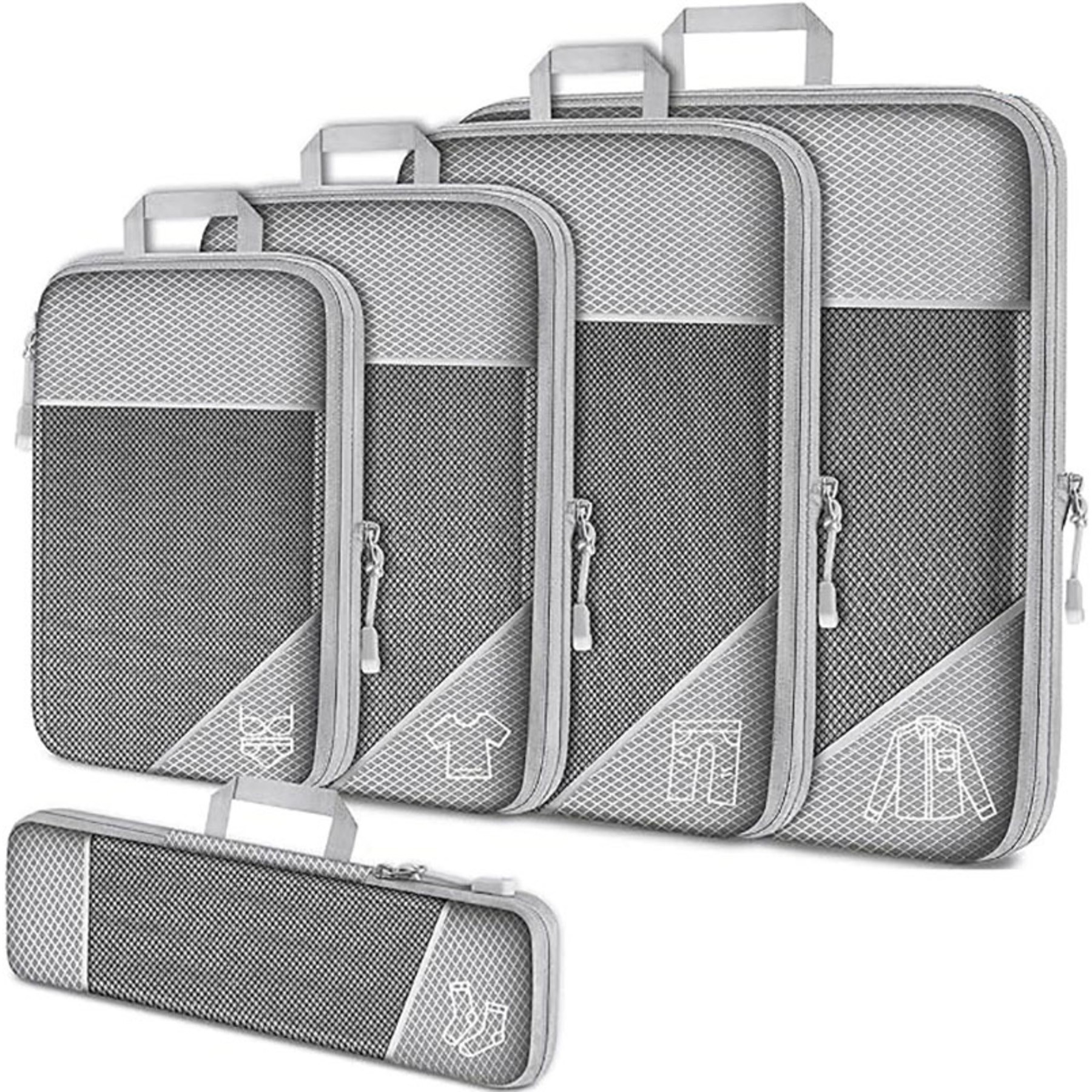 5PCS Compression Packing Cube Set 5