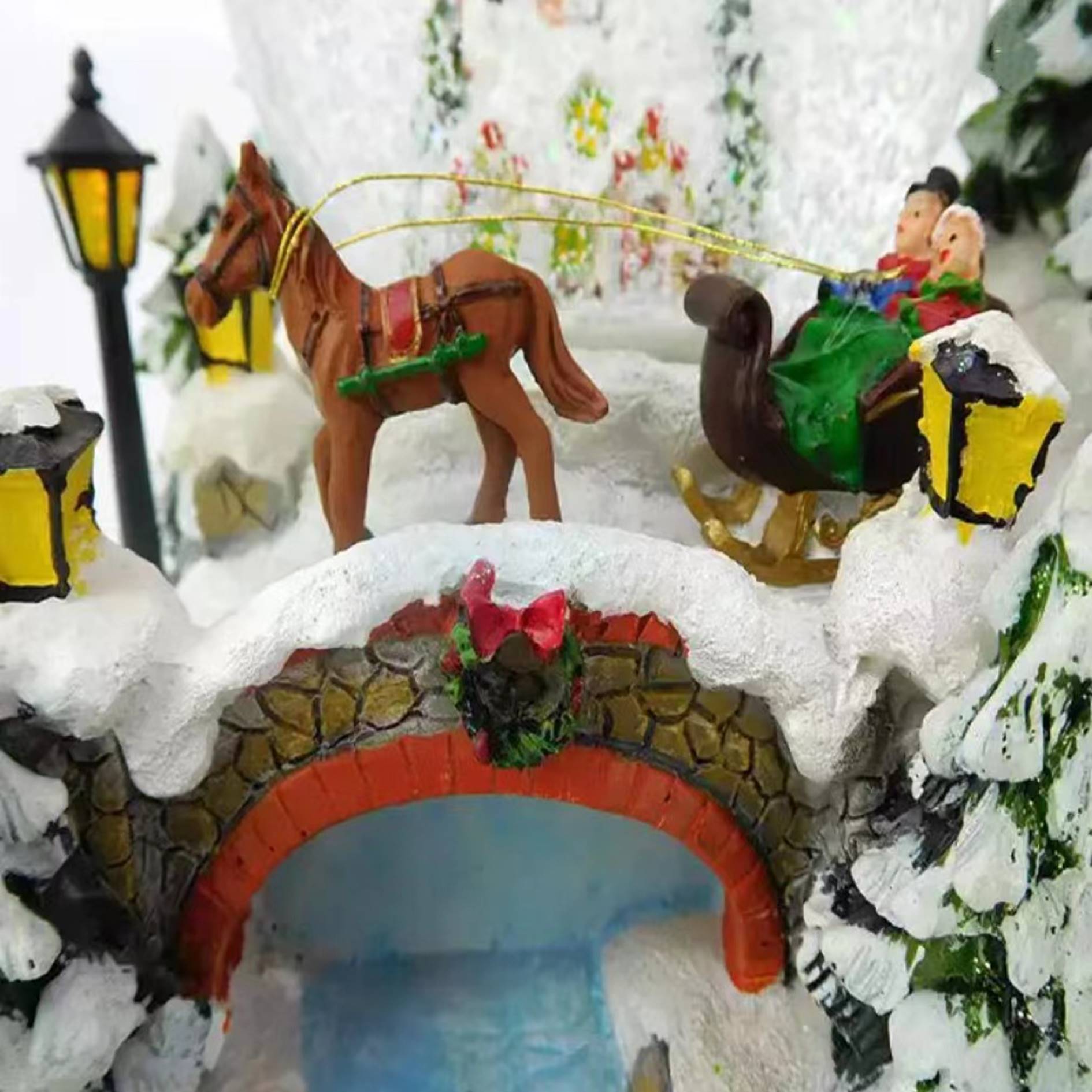 Custom Musical Christmas Snow Globe 3