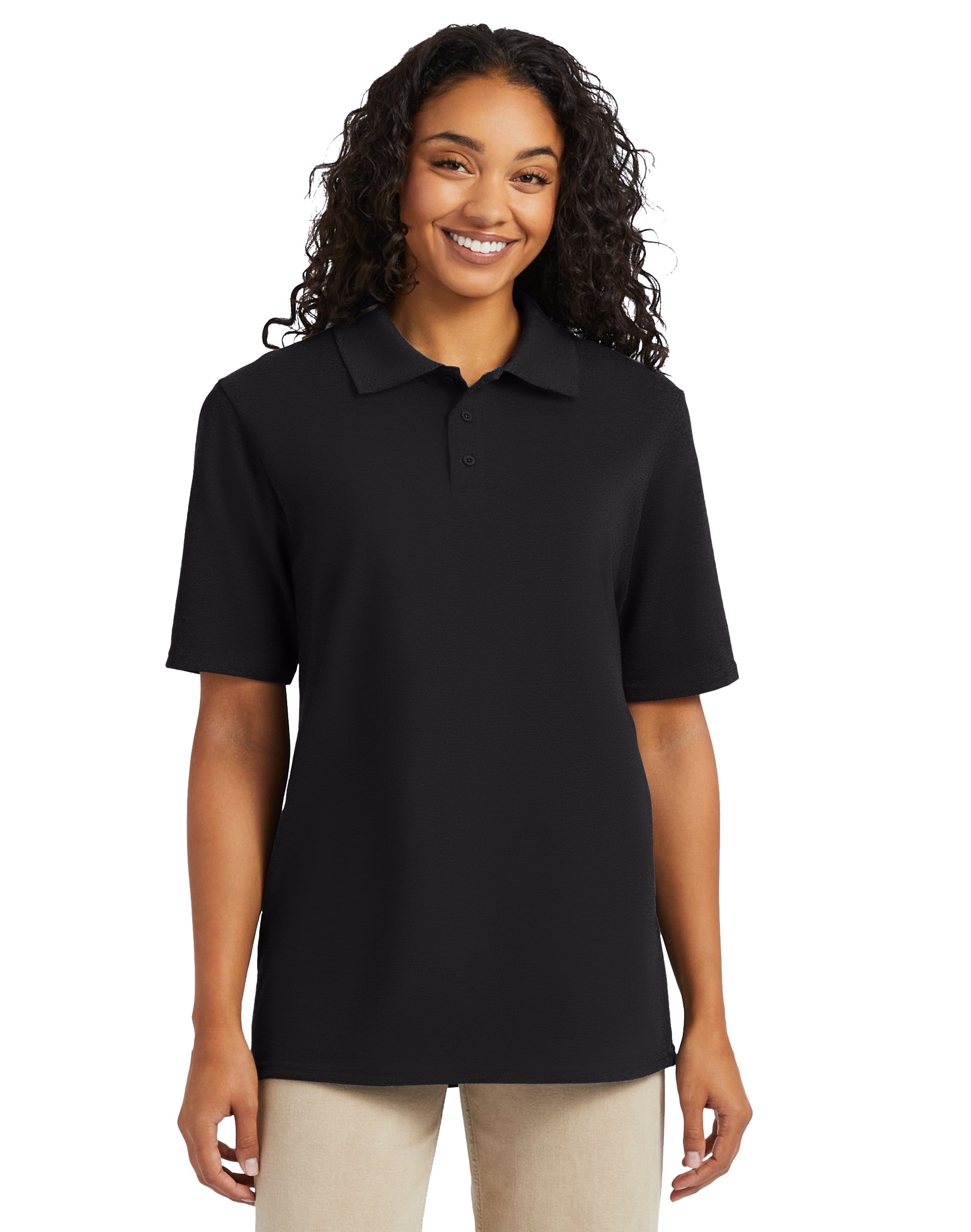 Hanes Pique Polo Shirt 3