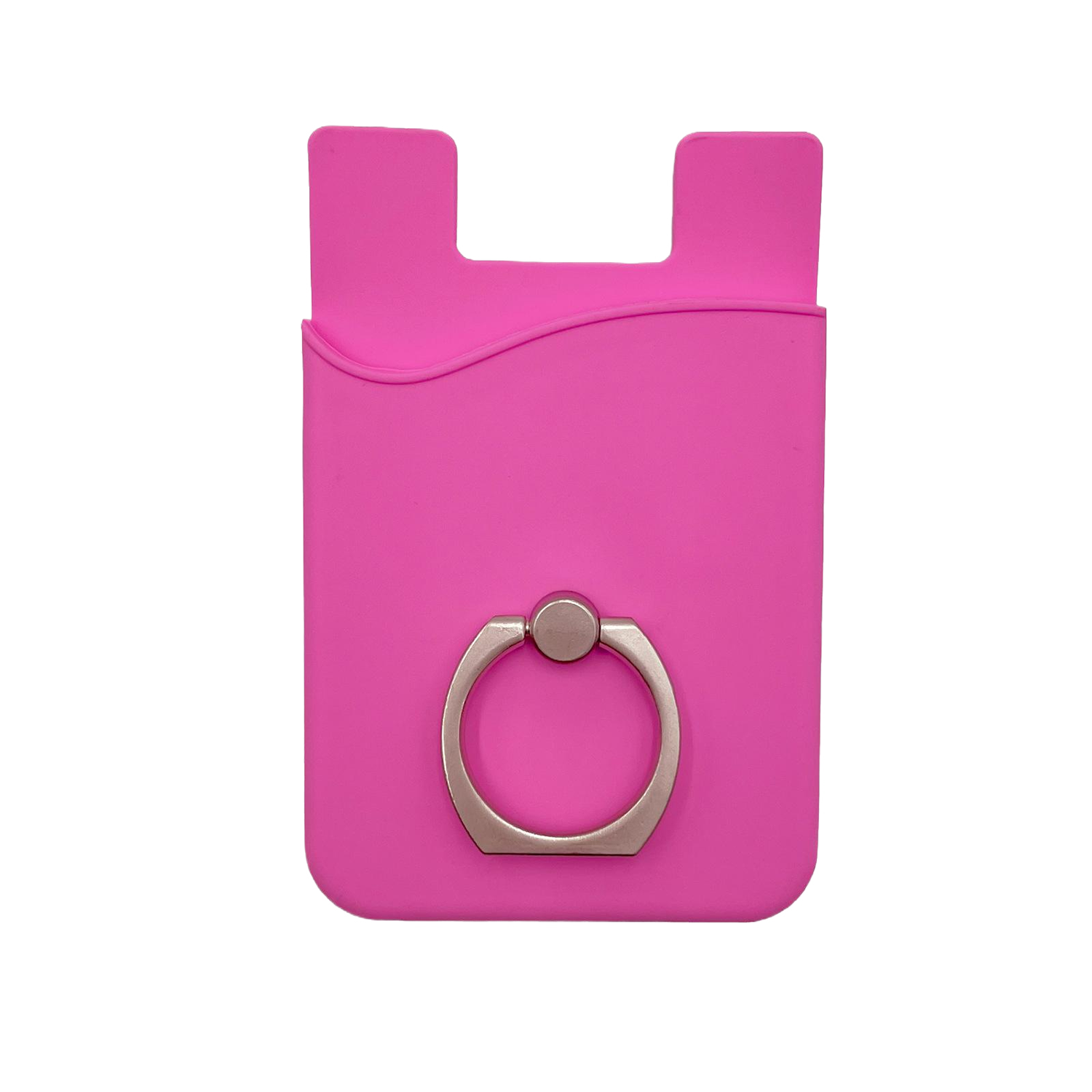 Silicone Card Holder with 360° Rotating Metal Ring 3
