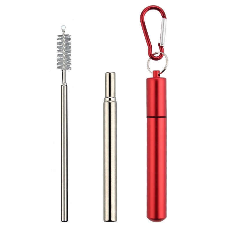 Retractable Straw Set 4