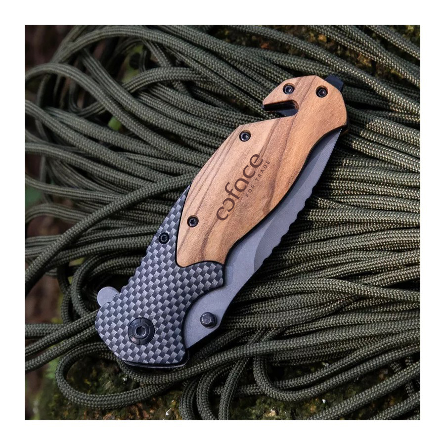 ApexBlade - Oliver Wood Folding Pocket Knife With Stainless Steel Blade Full Color Optional 14