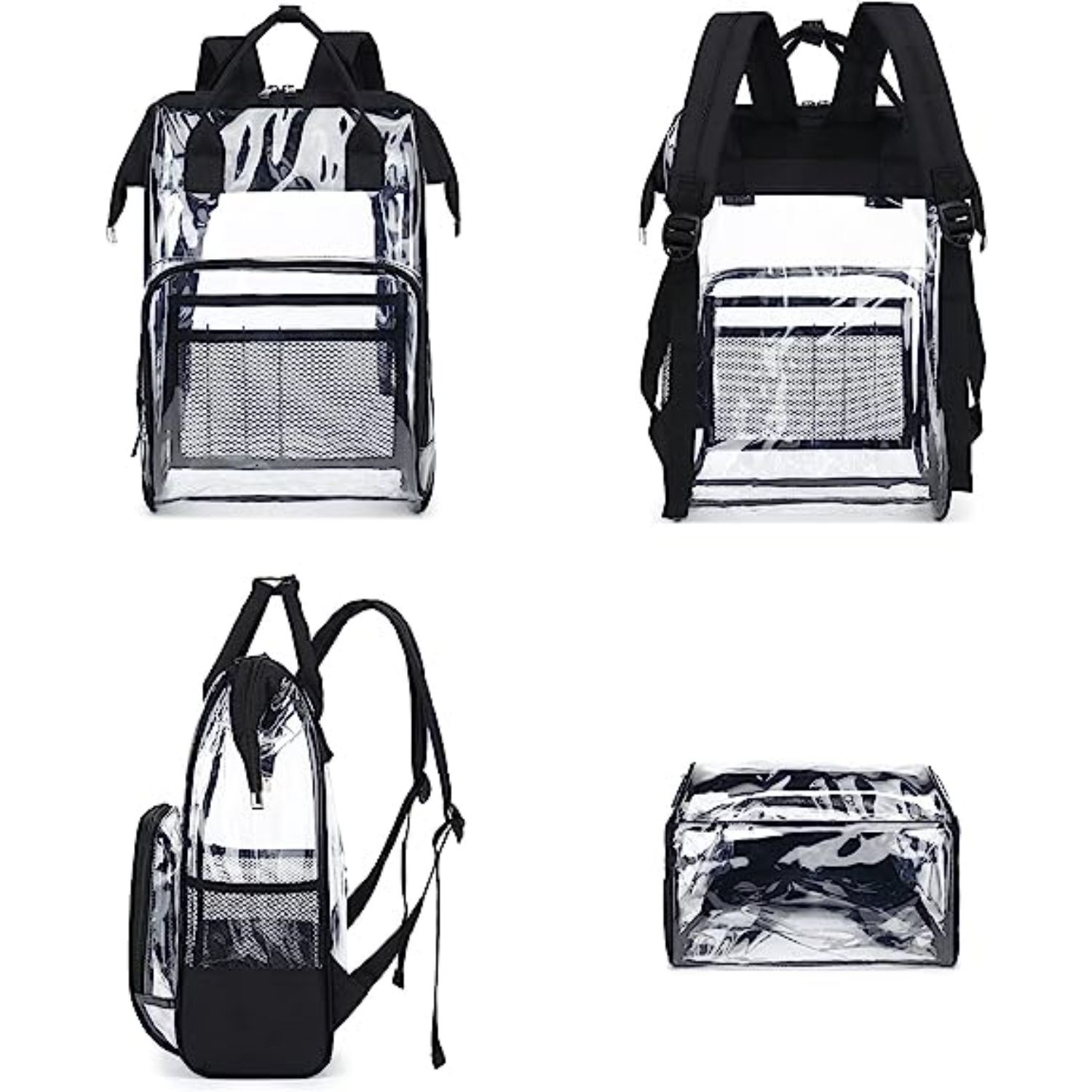 Premium Heavy Duty Clear PVC Transparent Backpack 5