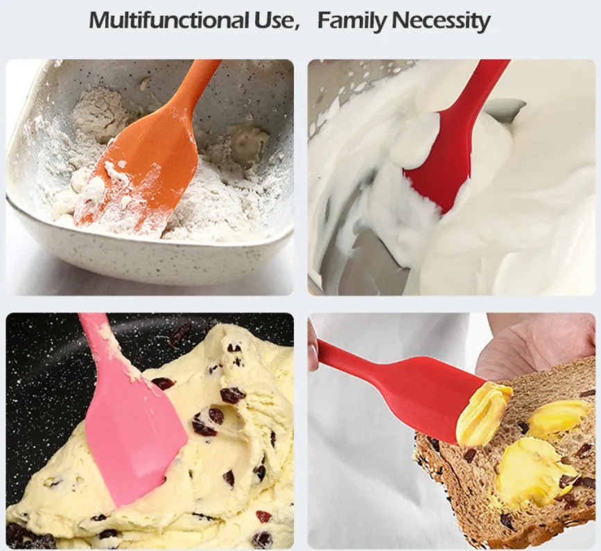 One-Piece Food-Grade Silicone Spatula 6