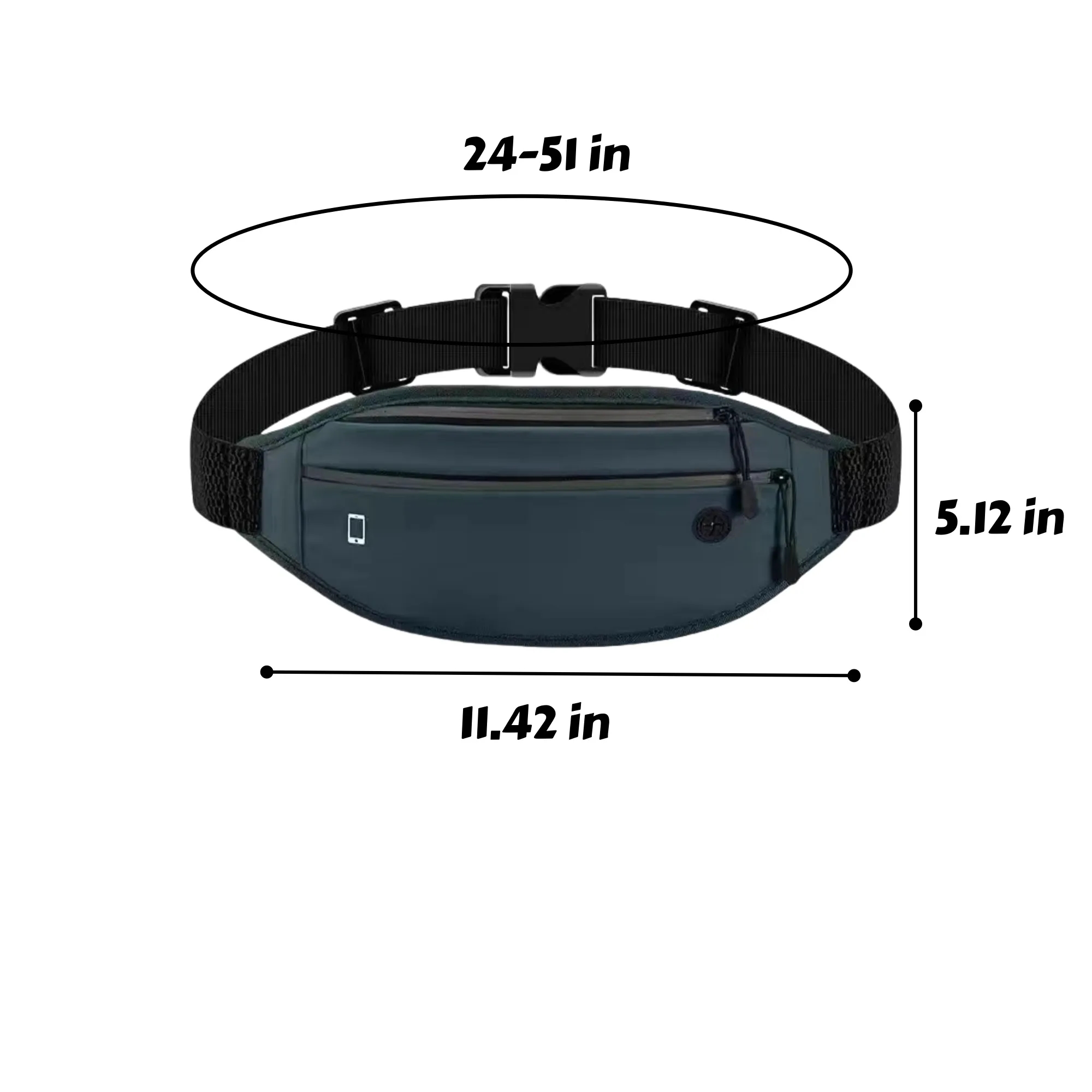Waterproof Running Waist Pack Unisex Phone Holder 2