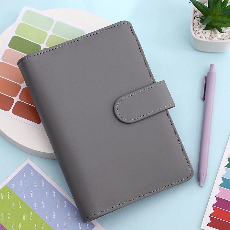 PU Leather A6 Budget Planner Binder Notebook 17